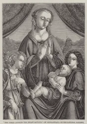La Vierge adorant le Sauveur enfant